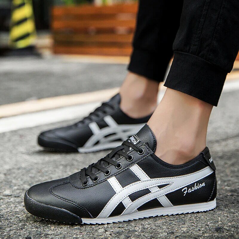New Onitsuka Arkham shoes men's shoes women's shoes trend sports casual running shoes red blue black gold tiger shoes