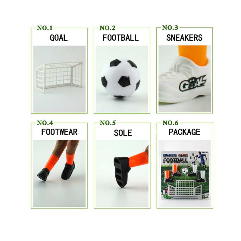 1set Selling Children's Desktop Interactive Toys Parent-child Puzzle Sports Finger Football Sports Athletic Game Suit Toys