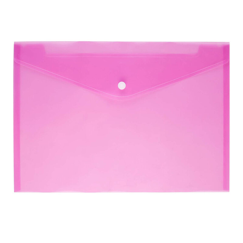Plastic Envelopes Premium Quality Clear Document Folders Poly Envelope Folders Transparent Project Envelope Folders Snap Button
