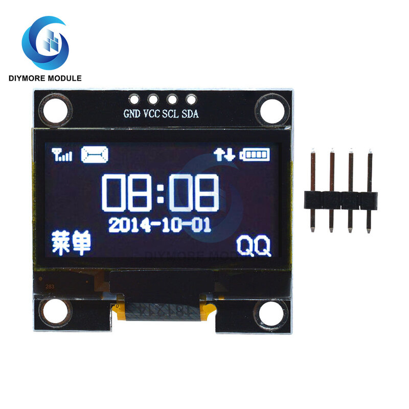 1.3 "OLED Display Modul Weiß/Blau Farbe 128*64 IIC I2C Interface Kommunikation SSH1106 Controller 12864 Für arduino