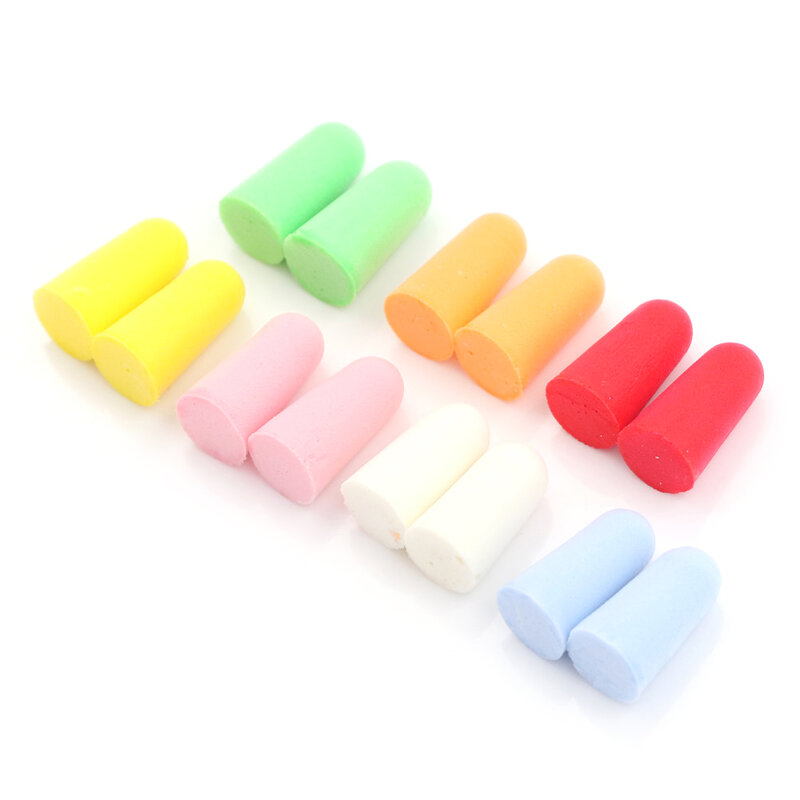 20Pcs (10 Pair) Noise Reduction Silicone Soft Ear Plugs Swimming Silicone Earplugs Protective For Sleep Comfort Earplugs
