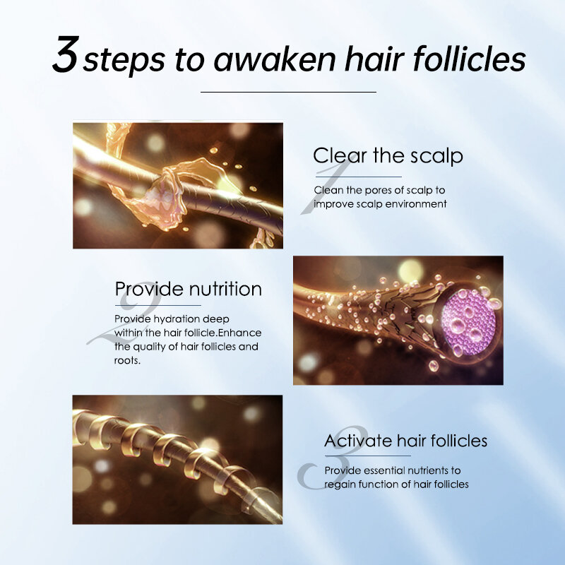 Perawatan Pertumbuhan Rambut Kubus Rambut untuk Wanita/Pria Serum Perawatan Kulit Kepala Minyak Esensi Rambut Rontok Pertumbuhan Rambut Cepat Minyak Esensial Biotek