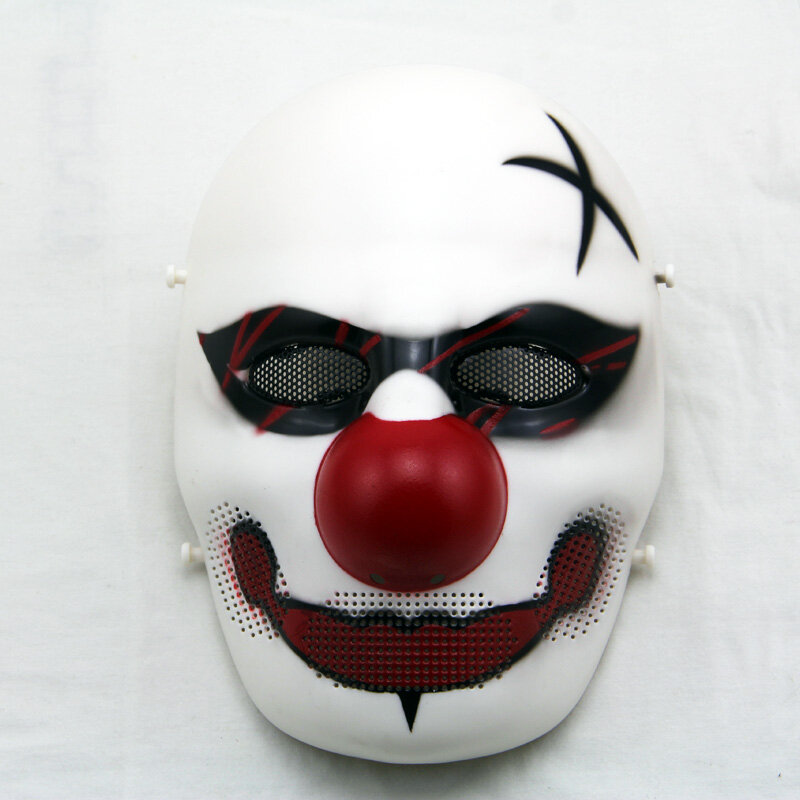 Joker Skull ยุทธวิธี Paintball หน้ากาก Airsoft Wargame ทหาร Clown เครื่องแต่งกาย Masquerade Cosplay ปาร์ตี้ฮาโลวีนหน้ากาก