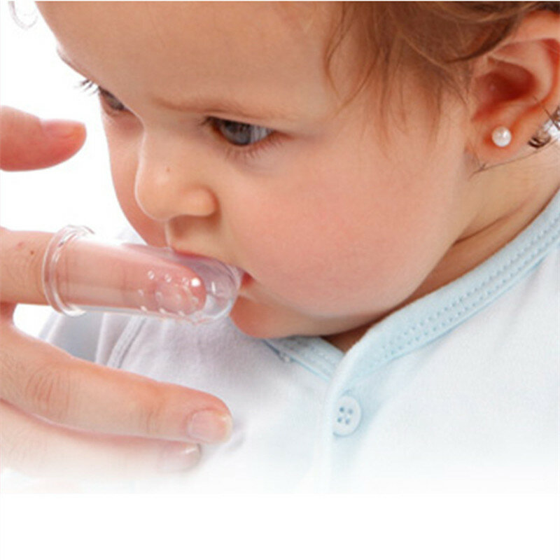 2021 bambini bambino bambino neonato morbido Silicone dito spazzolino denti massaggiatore in gomma denti cura dentale