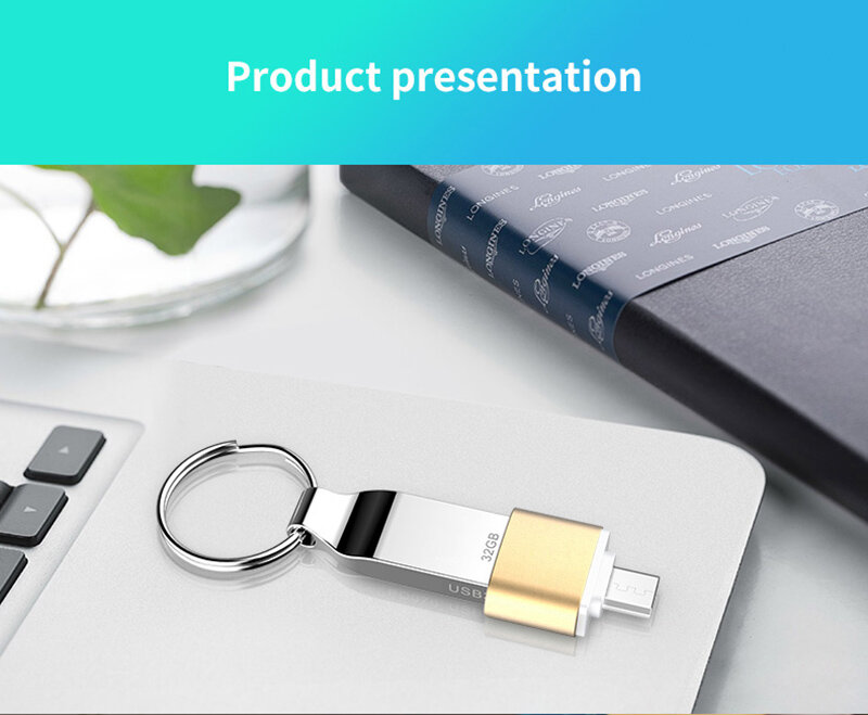 Ginsley – adaptateur OTG, fonction de transformer USB normal en clé USB pour téléphone portable