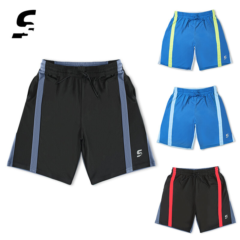 Pantalones cortos atléticos para hombre, ropa deportiva para entrenamiento de baloncesto y culturismo, de secado rápido, Color Patchwork