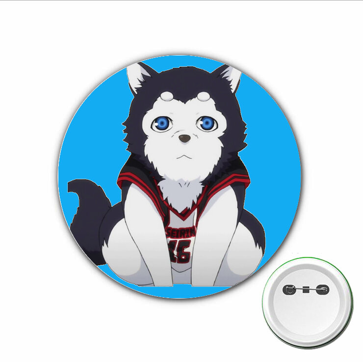 3pcs anime Kuroko's Baske Cartoon Cosplay Badge rufy spilla Pins icone Badge decorazione Badge bottone vestiti accessori