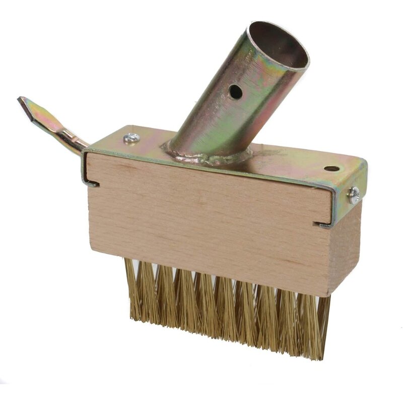 K1KA-cepillo de cerdas para limpieza de jardín, cepillos de repuesto para Unión portátil, práctico para musgo y hierbas