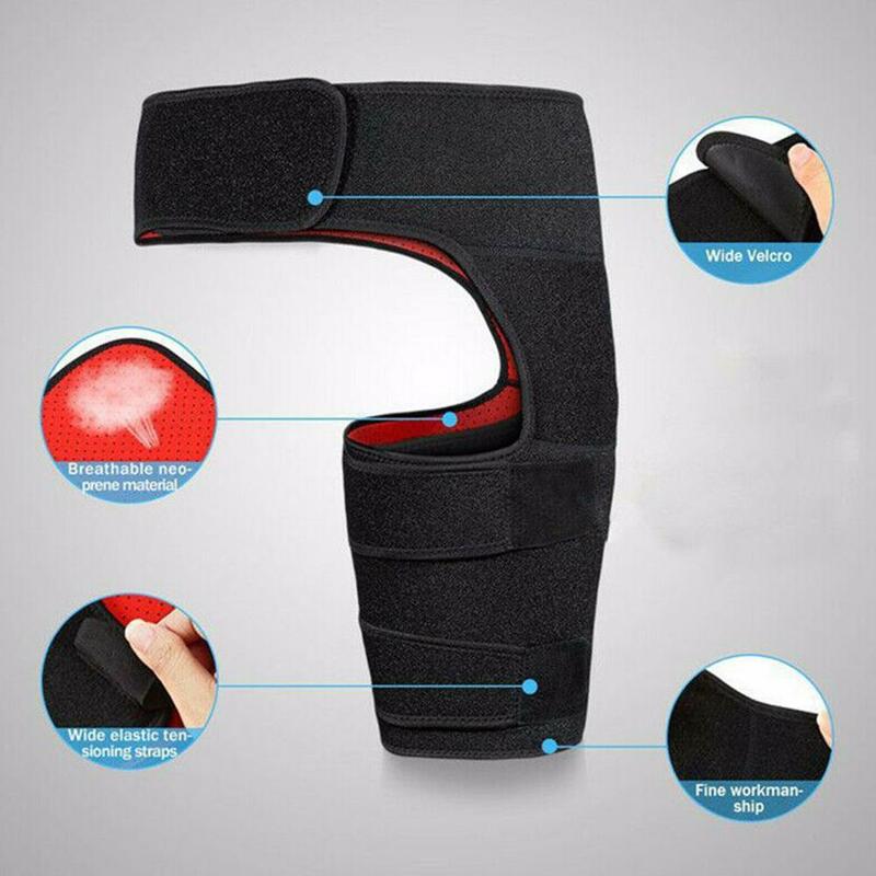 1 Pcs Weightlifting hip belt Groin Support Hip Brace Compression Hamstring For Thigh Wrap Groin Hot