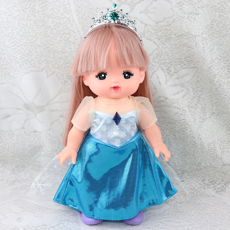 Маленькая кукла Mellchan 26 см, аксессуары для одежды, Милая юбка принцессы, пальто, обувь, обувь для девочек, игрушки для переодевания, детская одежда
