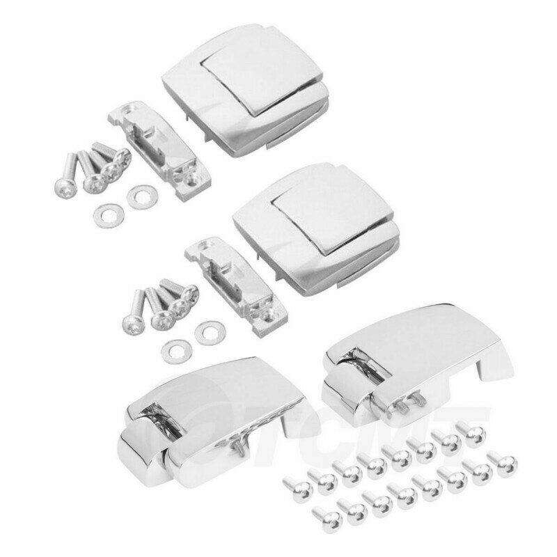 Motorcycle Trunk Latches lock Pack Latch Hinges For Harley Tour Pack Pak Touring Classic Road Electra Glide Ultra Razor 80-13