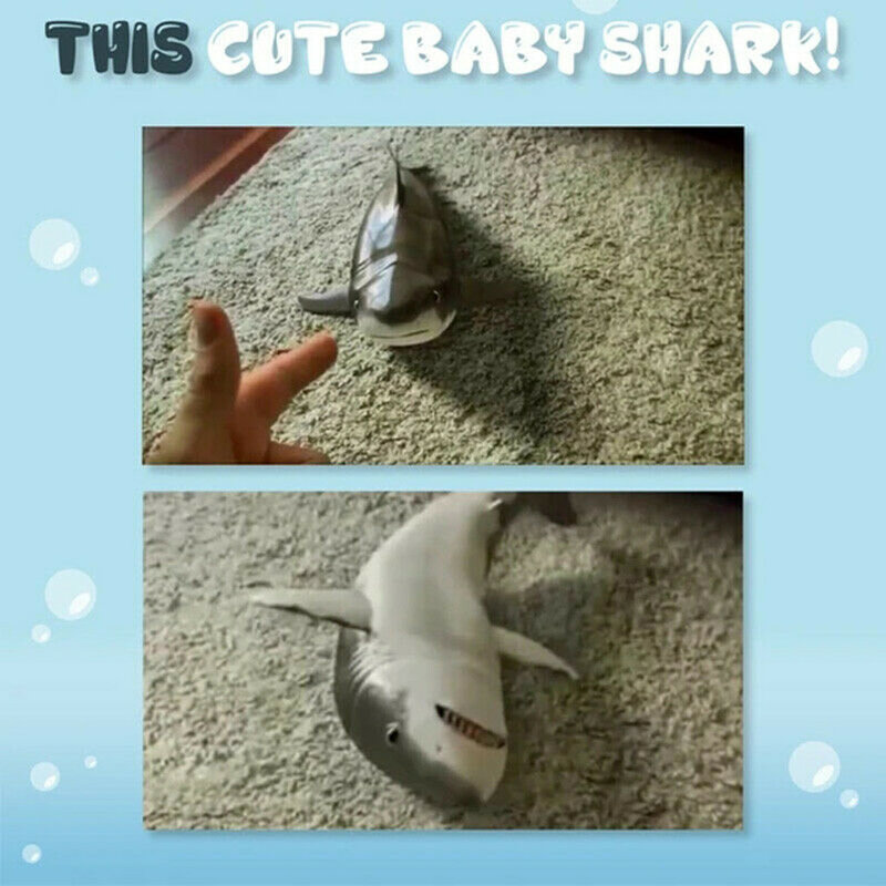 새로운 살아있는 상어 모양의 장난감 현실적인 모션 시뮬레이션 동물 모델 어린이를위한 생일 선물 드롭 배송