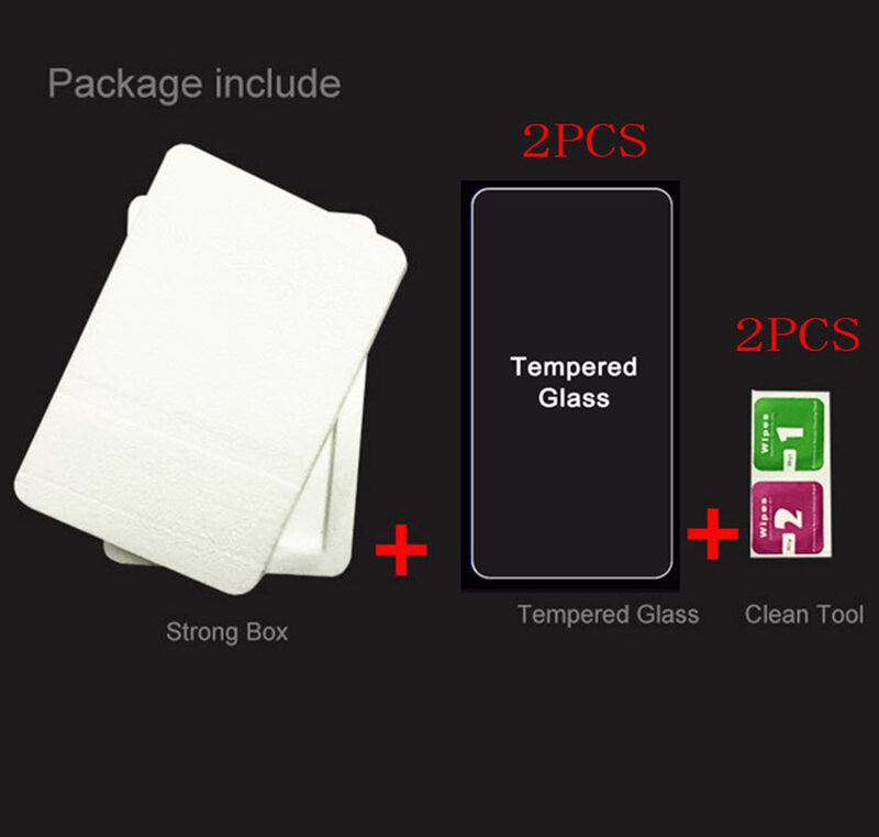Protecteur d'écran pour vivo V11 (V11 Pro), Film de protection en verre trempé de 6.41 pouces pour vivo V11Pro X21s, 2 pièces