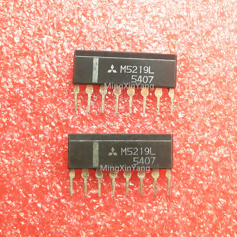 Chip ic amplificador duplo de baixo ruído m5219l, 5 unidades