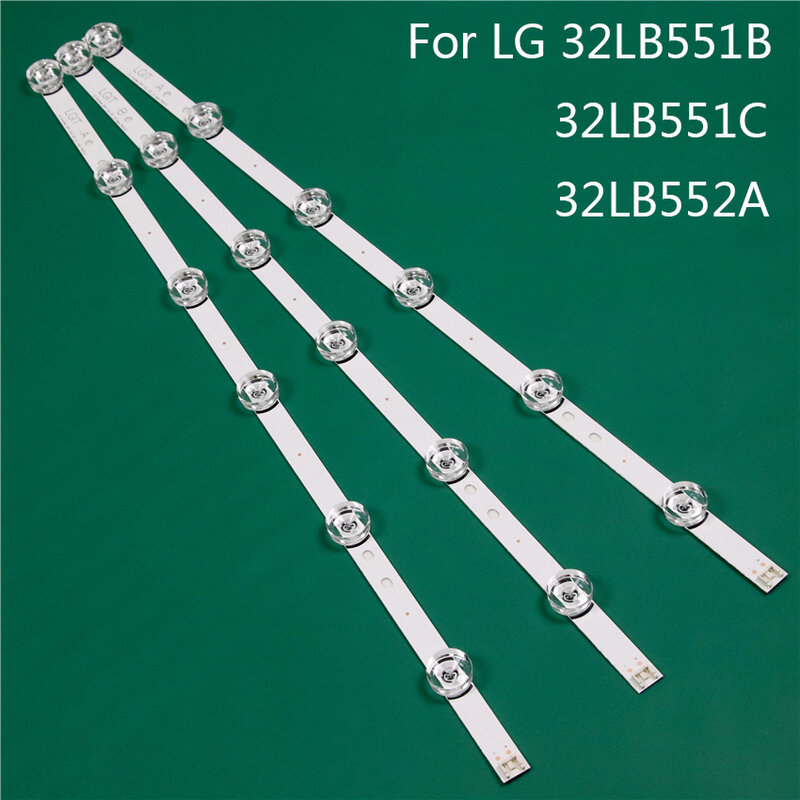 TV LED Penerangan Bagian Pengganti untuk LG 32LB551B-TC 32LB552A-TB 32LB551C LED Bar Lampu Latar Strip Line Penguasa DRT3.0 32 A B