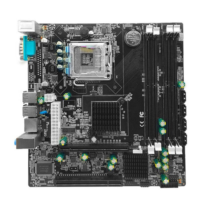 P45 Desktop Motherboard Mainboard LGA 771 LGA 775 Dual Board DDR3 Support L5420 DDR3 USB Sound Network Card SATA IDE
