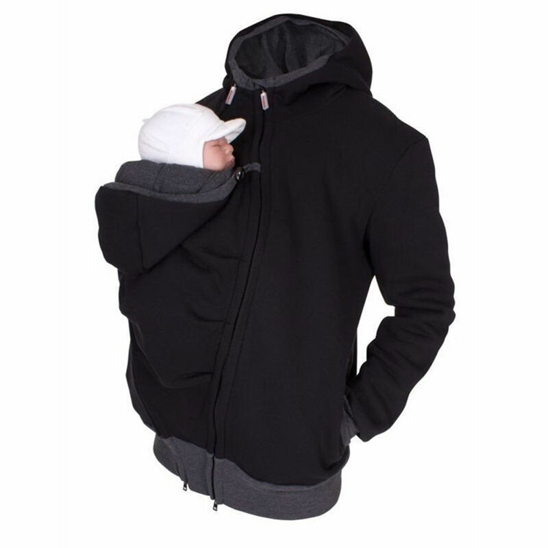 Maternity Coats Baby Carrier Jacket Kangaroo Warm Maternity Hoodies Women Outerwear Coat For Pregnant Womens Maternity Clothes