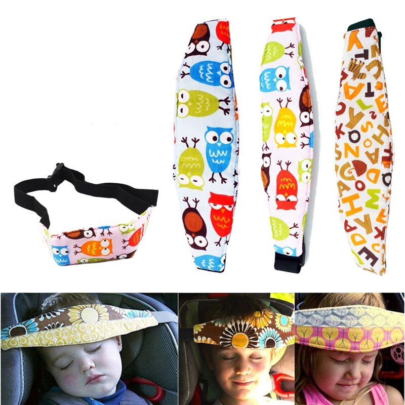 Asiento de coche de seguridad ajustable para niños, ayuda para dormir, correa para la cabeza, soporte, cinturón de seguridad