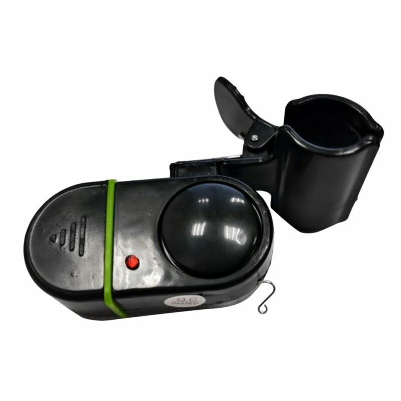 Luz LED electrónica para morder peces, alarma de sonido, campana de alerta con Clip, caña de pescar, accesorios de pesca fáciles de instalar