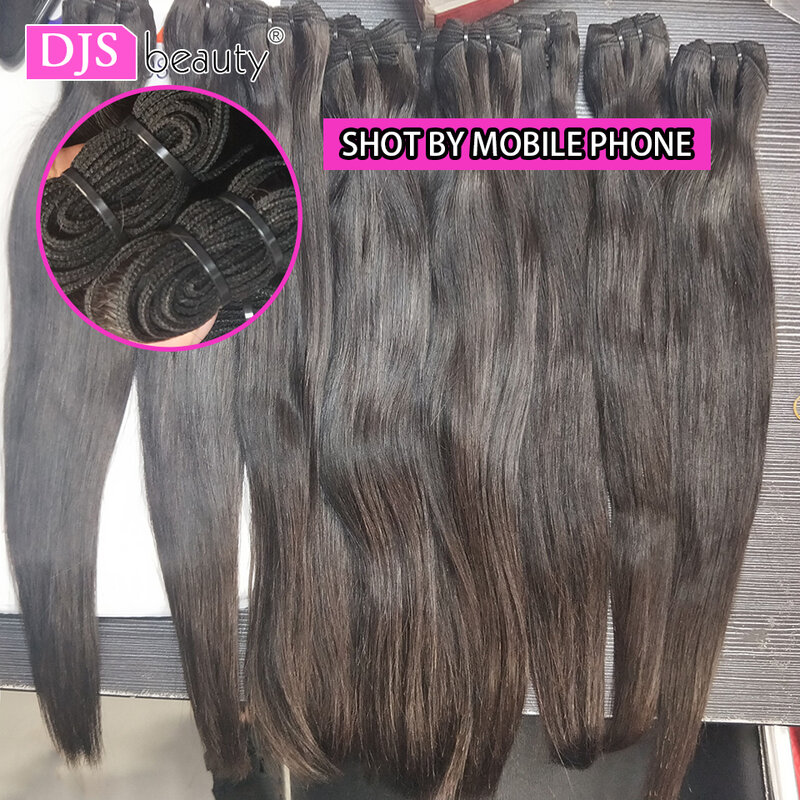 ตรงอินเดีย Virgin สาวมนุษย์ธรรมชาติสี11A Mink Hair Weave Bundle One-Donor DJSbeauty
