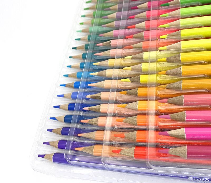 Brutfuner 80 ألوان زيت باستيل ملون قلم رصاص رسم لون مشرق غير سامة قلم رصاص ملون لرسم مدرسة طالب الفن اللوازم