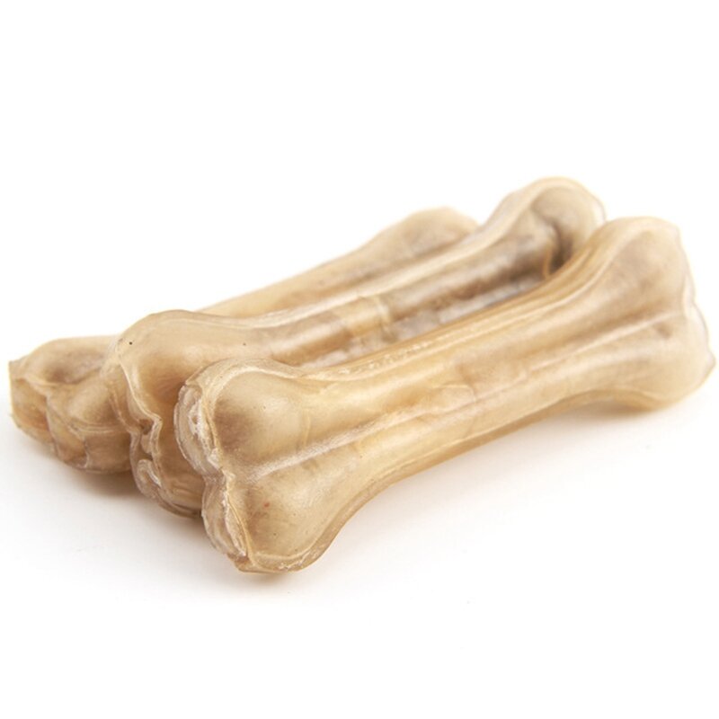 Nuove ossa di cane mastica giocattoli forniture pelle bovina osso denti molari bastone pulito cibo tratta cani ossa per accessori per cuccioli