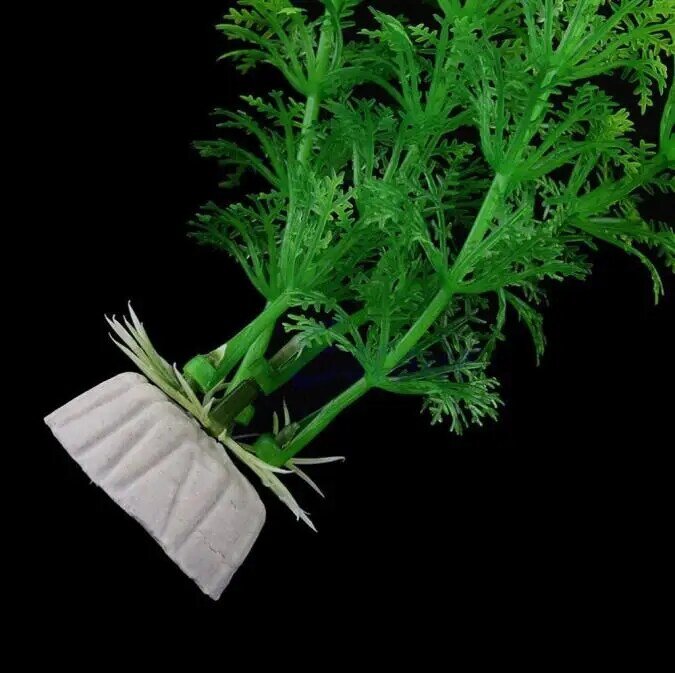 Искусственная зеленая трава для аквариума, декоративные аксессуары, орнамент, растение, пластиковая керамическая искусственная трава, украшение для аквариума