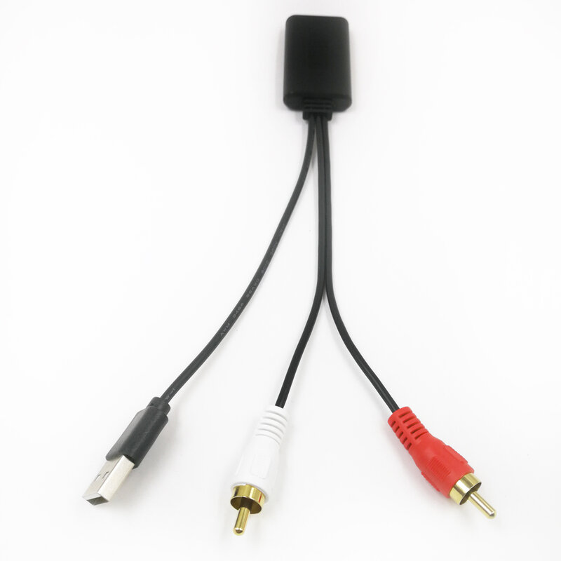 Biurlink-adaptador Universal RCA USB para coche, receptor inalámbrico Bluetooth, dispositivo de Audio para el hogar, AUX, para BMW, Toyota, Pioneer