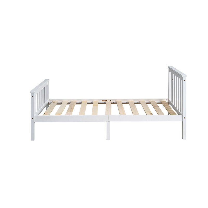 Panana Bedroom Furniture Single Bed in White 3ft Wooden Bed Frame  Solid Pine Extended Warranty Ship to Europe Fast Delivery