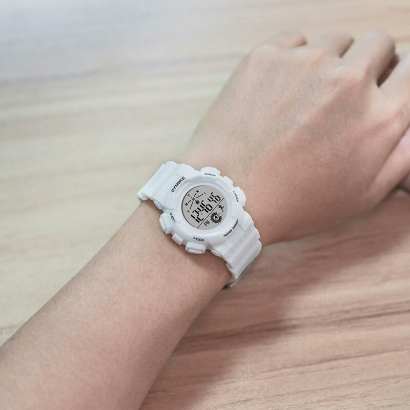 어린이 시계 전자 시계 방수 디지털 스포츠 시계 어린이 패션 손목 시계 소년 소녀 선물 몬트