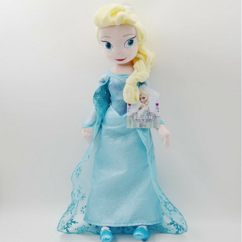 Muñecas de peluche de Frozen para niños, juguetes de reina de las Nieves, princesa Anna y Elsa, regalo de cumpleaños, 40/50CM, 2 unidades por juego