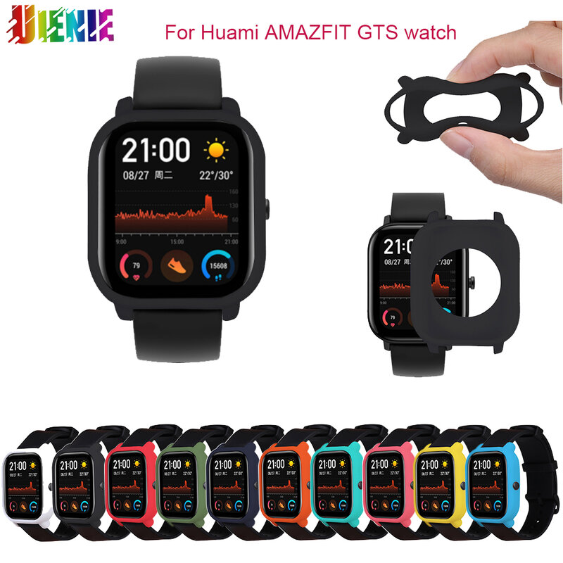 Soft Silicone Protective Cover Case For Huami Amazfit GTS SmartWatch Shell For Huami AMAZFIT GTS Full-covered Protective Cases