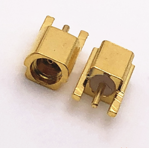 Adaptador de conector coaxial RF, 5 uds. Enchufe hembra MMCX 3 Pin PCB