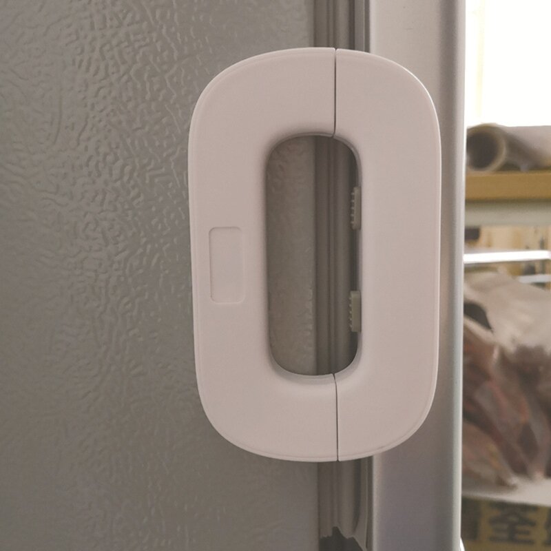 Serrure de sécurité de porte de réfrigérateur pour enfants en bas âge, facile à installer, pas besoin d'outil perceuse G99C