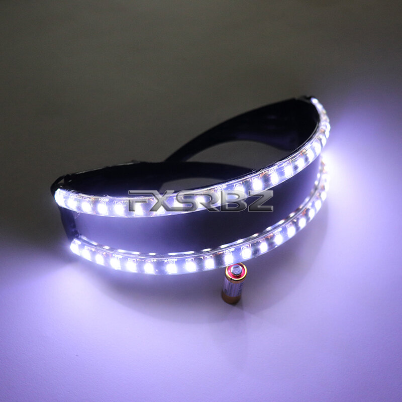 Gafas LED con luz intermitente, lentes luminosas para DJ, Bar, fiesta, club nocturno, espectáculo de baile, accesorios de iluminación