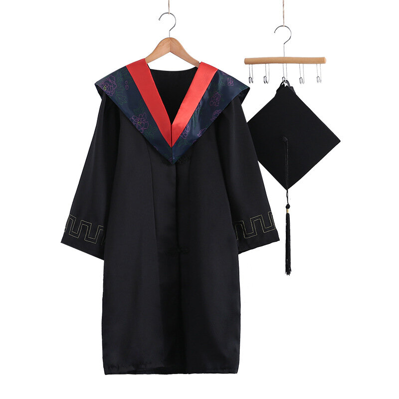 2021 erwachsene Schuluniform Cosplay Universität Akademischen Graduierung Kleid Robe Mortarboard Cap Schule Mädchen Jk Uniform