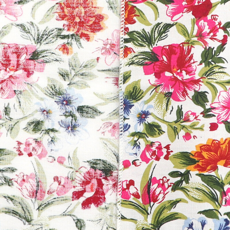Mouchoir Floral 100% en coton, accessoire de poche carré, doux, Rose, pour femmes et hommes, décontracté, fête de mariage