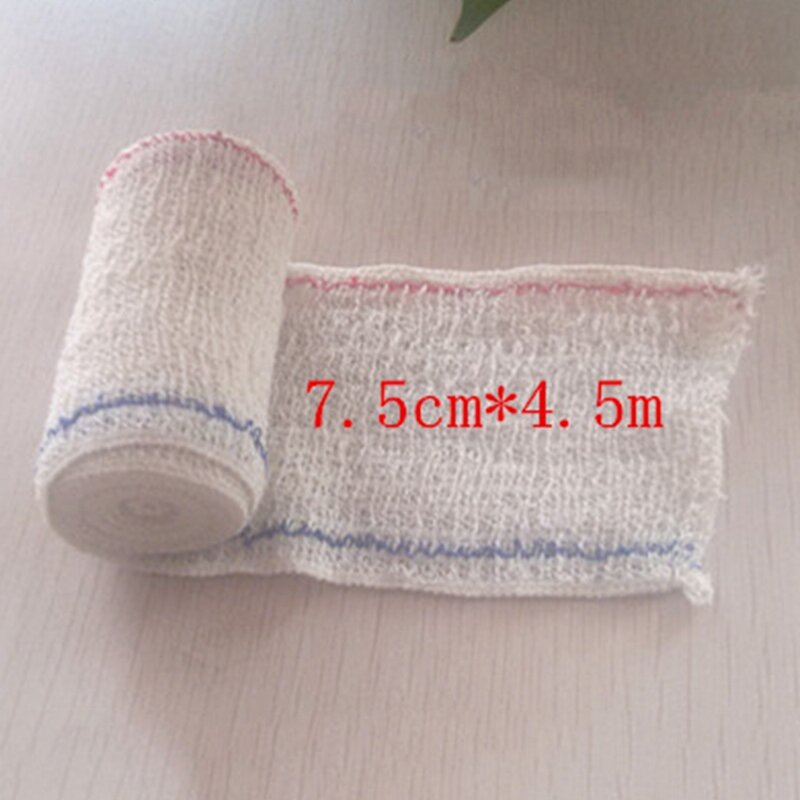 7.5cm*4.5m Elastic Spandex Bandage Wrinkle Cotton Bandage First Aid Kit Accessories Outdoor Survial Tool