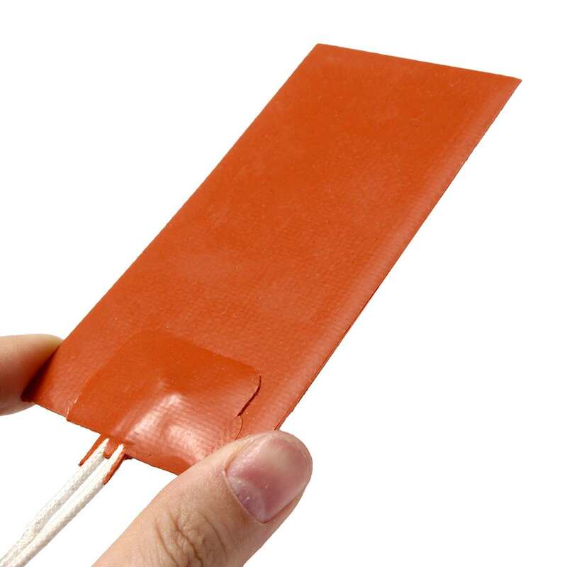 Hydraulic Water Heating Tank Plate Oil Tray Silicone  Heating Pad Flexible 15W 12V DC Mat  For Printers Duplicating Machines