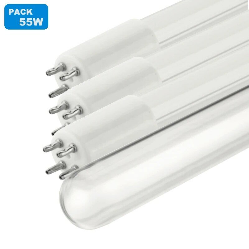 55W Ultraviolet Lamp Packs 3 Lamps and 1 Quartz Sleeve