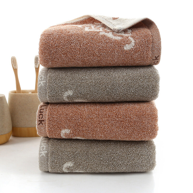 Adult Men's High Quality Cotton Retro Soft Washcloth Travel Hotel Portable Towel Beach Sun Bath Gym Running Sweat Towel Toallas