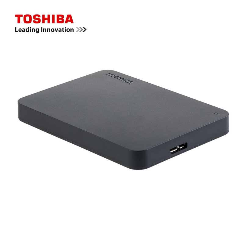 Toshiba A3 HDTB420XK3AA Canvio BASICS 500GB 1TB 2TB 4TB ฮาร์ดไดรฟ์ภายนอกแบบพกพา3.0 USB สีดำ