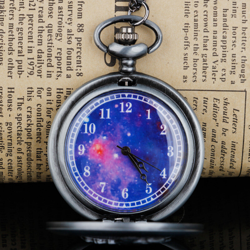 Reloj de bolsillo de cuarzo Vintage para niños y niñas, cronógrafo de bronce con temática de película, regalo Popular, superventas