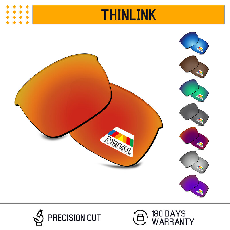 Bwake Polarisierte Ersatz Linsen für-Oakley Thinlink OO9316 Sonnenbrille Rahmen-Mehrere Optionen