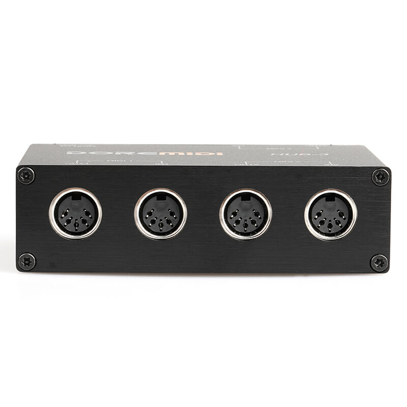 DOREMiDi HUB-3 klawiatura MIDI Adapter na kabel do konwertera MIDI Host 3 × 3 kontroler skrzynki interfejsu konwerter USB Power Music Editor