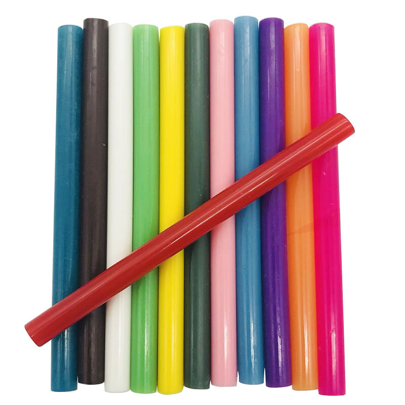 10 шт. 7*100 мм винтажный восковой цветной клей-карандаш для плавления конвертов пригласительных штампов защитный инструмент для упаковки и ремонта