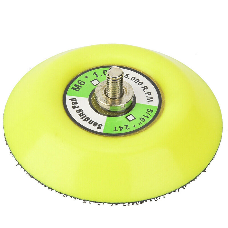 Almohadilla de respaldo de amoladora, disco de lijado de pulido en bucle, 1 ''-6'', almohadillas de respaldo para lijadora de aire, herramienta útil más nueva