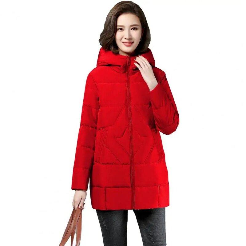 Kobiety dół płaszcz wyściełane gruba ciepła kurtka damska zimowe kurtki 2021