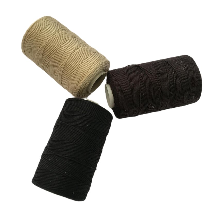 Linha preta da tecelagem do cabelo do algodão, linha de costura, agulha curvada, C agulha curvada, 1000 jardas, 1 caixa, 12 Rolls, 1 Pc, 6.5cm