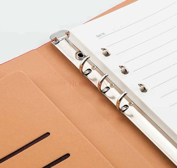 Notebook removable business notepad office stationery leather simple diary